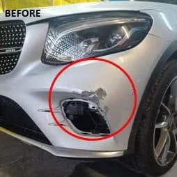 Mercedes-Benz SUV before repair
