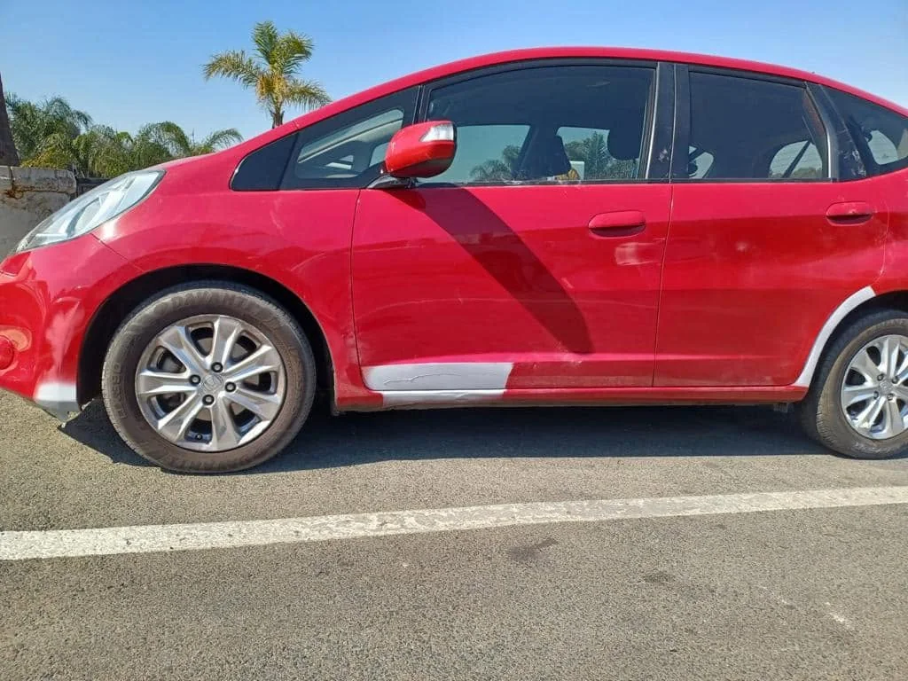 Honda before paint repair